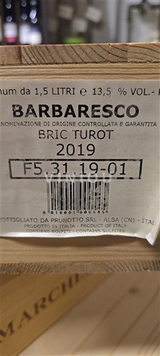 Piemonte Barbaresco Prunotto Bric Turot 2019