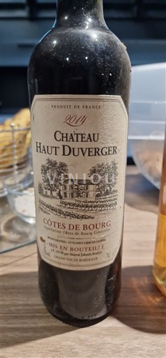 Bordeaux Côtes-de-Bourg Château Haut Duverger 2014