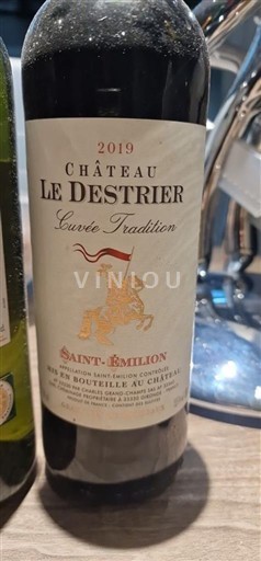 Burdeos Saint-Émilion Château Le Destrier Tradition 2019
