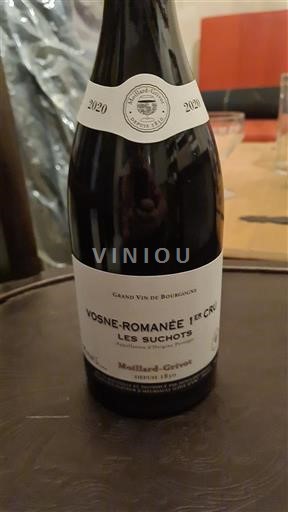 Burgundia Vosne-Romanée Premier Cru Mailard-Grivot Les Suchots 2020