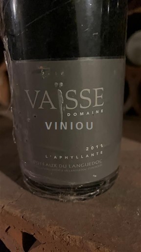 Languedoc Dealurile Languedoc Domaine Vaïsse L'Aphyllante 2011