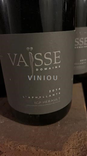 Languedoc și Roussillon Hérault Domaine Vaïsse L'Aphyllante 2014