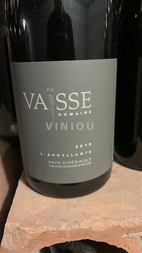 Languedoc Nespecificat Domaine Vaïsse L'Aphyllante 2019