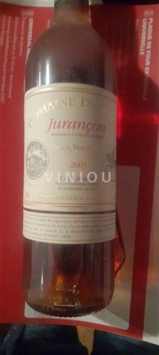 Sudoeste Jurançon Domaine Souch du Maître 2003