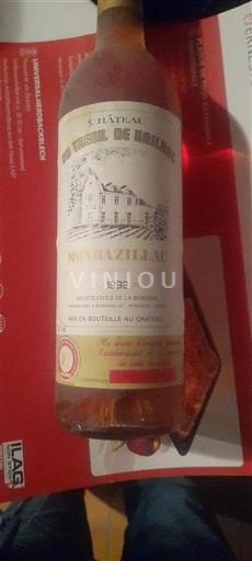 Sud-Vest Monbazillac Château Fossil de Monbazillac 1992