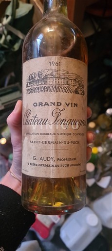 Burdeos Bordeaux superior Château Bonuque 1961