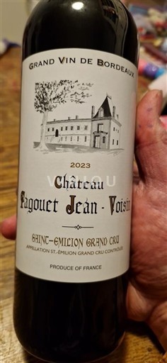 Bordeaux Saint-Émilion Grand Cru Grand Cru Château Pagouet Jean-Voisin 2023