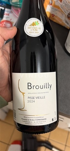 Beaujolais Brouilly Florence et David Chomdentine Pisse Vieille 2024