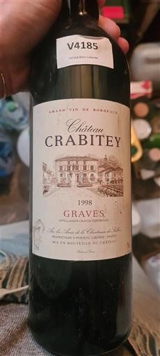Burdeos Graves Château Crabitey 1998