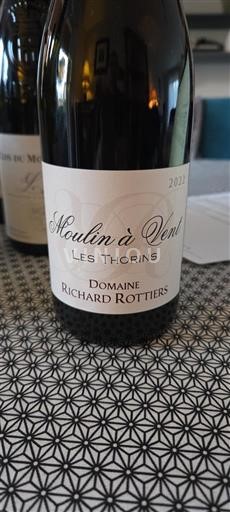 Beaujolais Moulin-à-vent Domaine Richard Rottiers Les Thorins 2022
