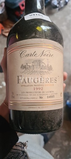 Languedoc Faugères Les Producteurs de Laurens Carte Noire 1992