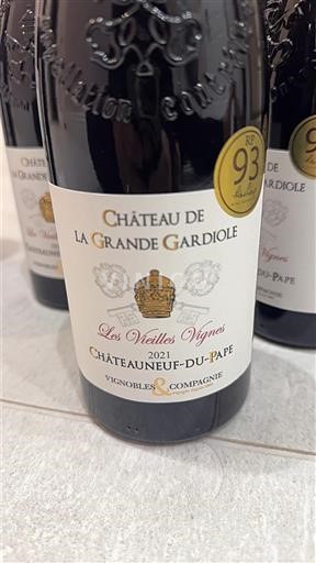 Vallée du Rhône Châteauneuf-du-pape Château de la Grande Gardiole Les Vieilles Vignes 2021