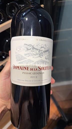 Bordeaux Pessac-Léognan Domaine La Solitude 2019
