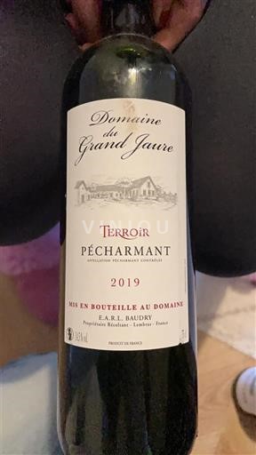Sud-Vest Pécharmant Domaine Grand Jaure Terroir 2019