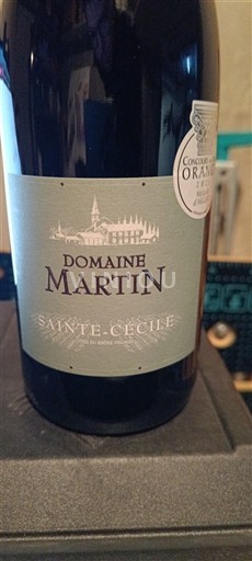 Valle del Ródano No especificado Domaine Martin Sainte-Cécile 2023