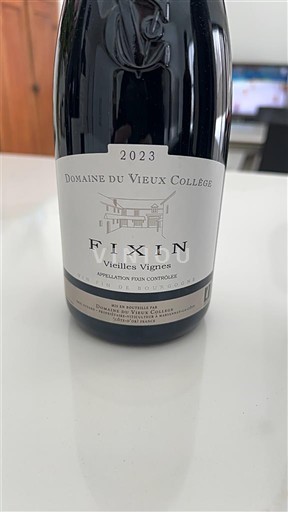 Burgundia Fixin Domaine Vieux Collège Vieilles Vignes 2023
