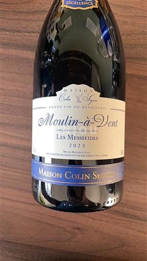 Божоље Moulin-à-vent Maison Colin Seguin Les Messieurs 2023