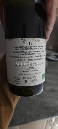 Bordeaux Haut Lavignère G 2022