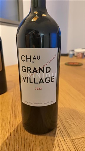 Bordeaux Bordeaux superior Château Grand Village 2022