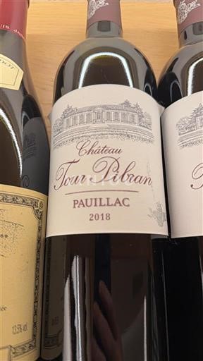 Bordeaux Pauillac Château Tour Pibran 2018