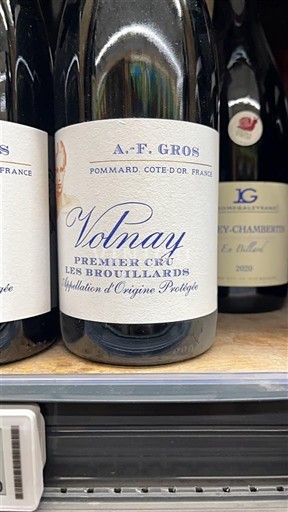 Burgundia Volnay Premier Cru A.-F. Gros Les Brouillards 2013