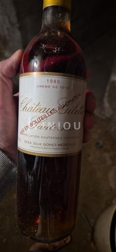 Burdeos Sauternes Château Suillets Crème de Tête 1985