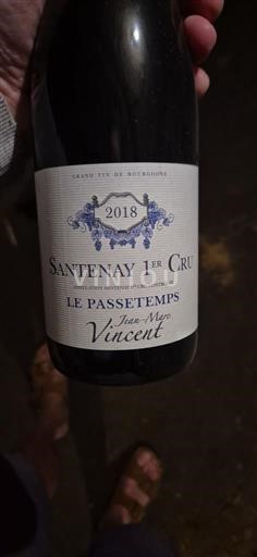 Burgundia Nespecificat Premier Cru Jean-Marc Vincent Le Passetemps 2018