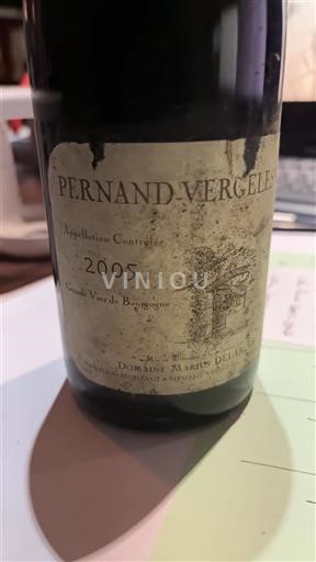 Bourgondië Pernand-Vergelesses Grand Cru Domaine Marius Delarche 2005