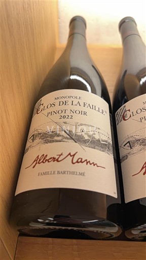 Alsacia Albert Mann Clos de la Faille Monopole 2022