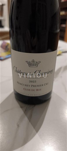 Burgundia Mercurey Premier Cru Château Chamirey Clos du Roi 2023