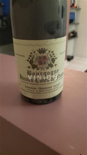 Burgundy Unspecified Domaine François Gerbet 1975