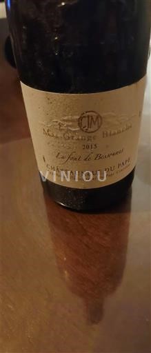 Rona dolina Châteauneuf-du-Pape Marc Girard Biabiany Le Secret de Barvaron 2015