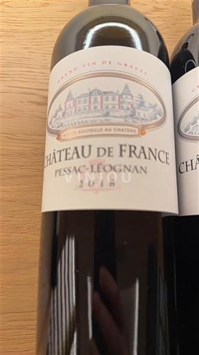 Bordeaux Pessac-Léognan Château France 2018