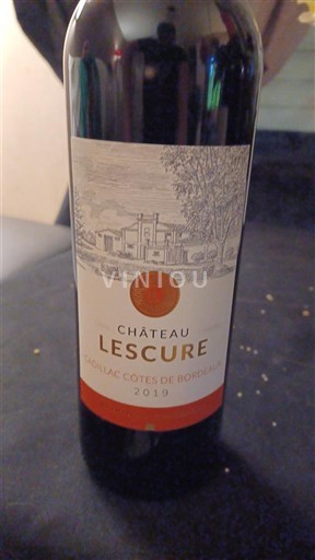 Bordeaux Blaye-Côtes-de-Bordeaux Château Lescure 2019