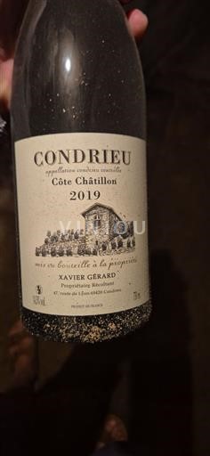 Valea Ronului Condrieu Xavier Gérard Côte Châtillon 2019