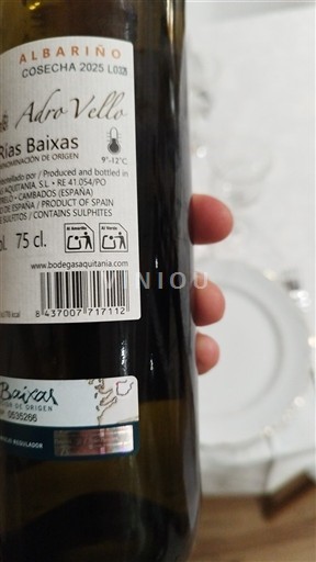 Galicia Rías Baixas Bodegas Aquitania Adro Vello 2025