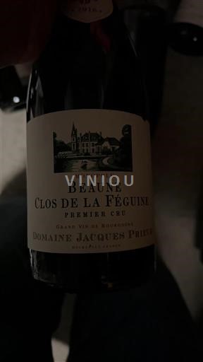 Burgundi Beaune Premier Cru Domaine Jacques Prieur Clos de la Féguière Ei vuosikertaa