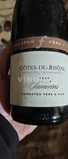 Valea Ronului Côtes-du-Rhône Ferraton Père & Fils Samorëns 2023