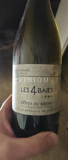 Valea Ronului Côtes-du-Rhône Domaine St. Roch Les 4 Baies 2019