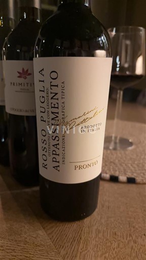 Вина Rouge sec Appassimento Pronto Non millésimé Italija Apulija Nespecificirano DOC