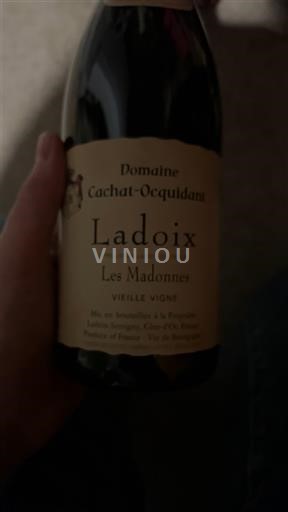Burgundia Ladoix Domaine Cachat-Ocquidant Les Madonnes Vieille Vigne Nemilésimat