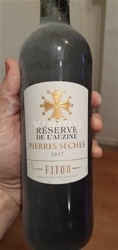 Languedoc Fitou Réserve de l'auzine Pierres Sèches 2017