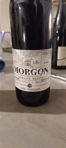 Beaujolais Morgon Domaine Garod Nemilésimat