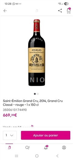 Bordeaux Saint-Émilion Grand Cru Grand Cru Château Angélus 2014