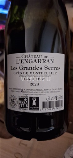 Languedoc Grès de Montpellier Château L'Engarran Les Grandes Serres 2023