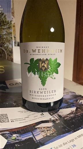 Ahr Bergweiler Dr. Wehrheim Birkweiler Weissburgunder Muschelkalk 2024
