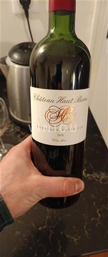 Bordeaux Bordeaux superior Château Haut Bires 2018