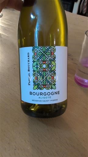 Burgundi Bourgogne Aligoté Pascal Boucuard Réserve Saint-Pierre 2024