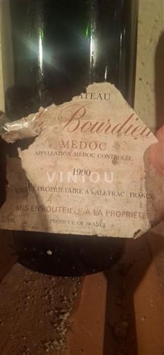 Bordeaux Médoc Château Bourdieu 1990