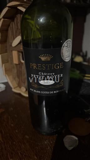 Bordeaux Blaye-côtes-de-bordeaux Château Petit Boyer Prestige 2017